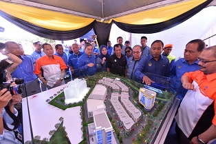 YAB Menteri Besar Perak Sempurnakan Majlis Pecah Tanah Bangunan SSM