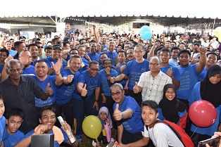 Yab Timbalan Perdana Menteri Rasmi Program Fit Perak@Bagan Datuk 2017