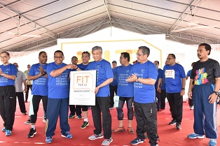 Yab Timbalan Perdana Menteri Rasmi Program Fit Perak@Bagan Datuk 2017