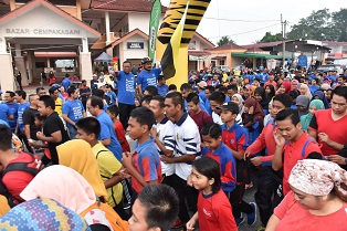 Program Fit Perak@ Perak Tengah Dapat Sambutan Penduduk Setempat