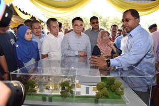 Majlis Pecah Tanah Dan Pelancaran Projek Rumah Amanjaya Perak Darul Ridzuan
