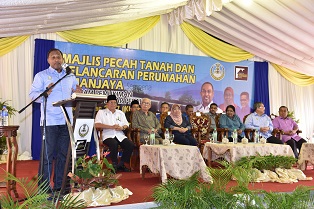Majlis Pecah Tanah Dan Pelancaran Projek Rumah Amanjaya Perak Darul Ridzuan