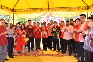DYMM Paduka Seri Sultan Perak Berkenan Berangkat Ke Sambutan Tahun Baharu Cina Di LWOT