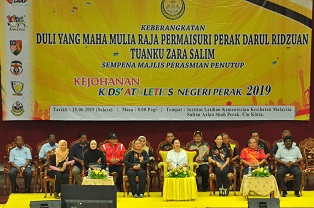DYMM Raja Permaisuri Perak Sempurnakan Majlis Perasmian Kids Athlethics Perak 2019