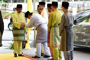 DYMM Paduka Seri Sultan Perak, Sultan Nazrin Muizzuddin Shah Berangkat Ke Majlis Bacaan Yasin