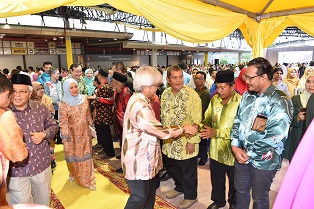 DYMM Paduka Seri Sultan Perak, Sultan Nazrin Muizzuddin Shah Berangkat Ke Majlis Bersama Rakyat