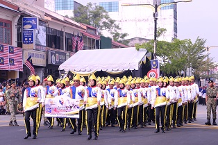 DYMM Paduka Seri Sultan Perak, Sultan Nazrin Muizzuddin Shah Berangkat Ke Sambutan Hari Kebangsaan 2019 Di Dataran Warisan