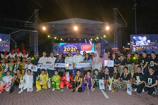 Sambutan Ambang Tahun Baru 2020 Peringkat Negeri Perak yang diadakan di Dataran Maritim, Lumut