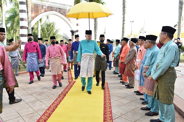 HRH Sultan Of Perak Performs Hari Raya Aidilfitri Prayers: 22 April 2023