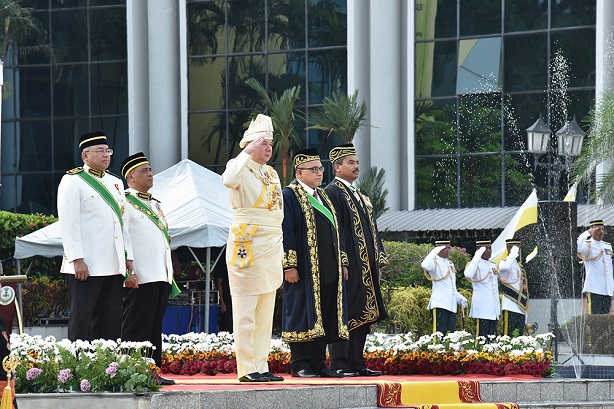 HRH Sultan Of Perak Graces Official Opening Ceremony Of The Second Year Of The 15th Perak State Assembly: 23 February 2024 