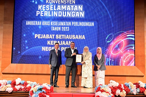 SUK Perak Receives Special Security Protection Award 2023: 28 May 2024