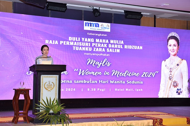 HRH Raja Permaisuri Of Perak Graces Women In Medicine Symposium 2024: 7 March 2024