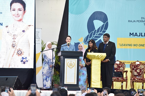 HRH Raja Permaisuri Of Perak Graces ‘Leaving No One Behind’ Hpv Vaccination Programme: 28 February 2024