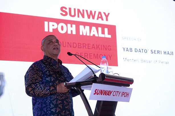 Perak MB Officiates Sunway Ipoh Mall Groundbreaking Ceremony: 1 August 2024