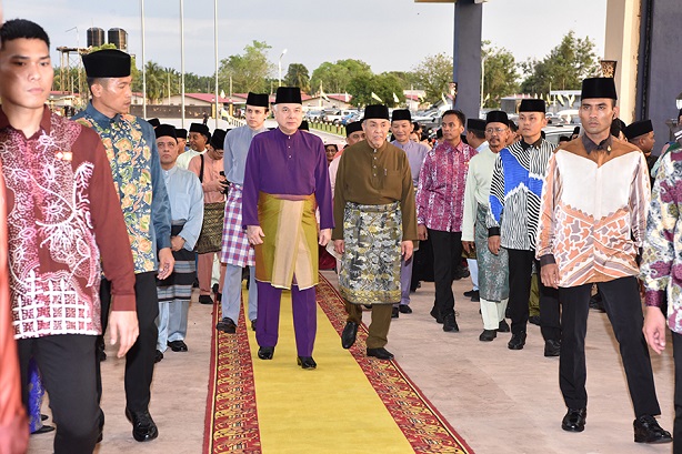 DYMM Paduka Seri Sultan Perak Darul Ridzuan Berkenan Berangkat Ke Majlis Berbuka Puasa Dan Perasmian Masjid Tuminah Hamidi : 10 Mac 2025