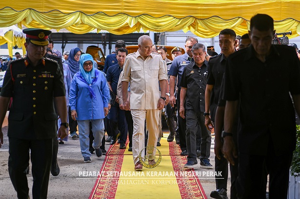 HRH Sultan Of Perak Graces Launch Ceremony Of Perak Farmers’ Organisation Certified Padi Seed Production Centre: 6 May 2025