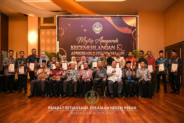 HRH Sultan Of Perak’s Office Excellence Award 2024 And Appreciation Ceremony: 23 May 2025