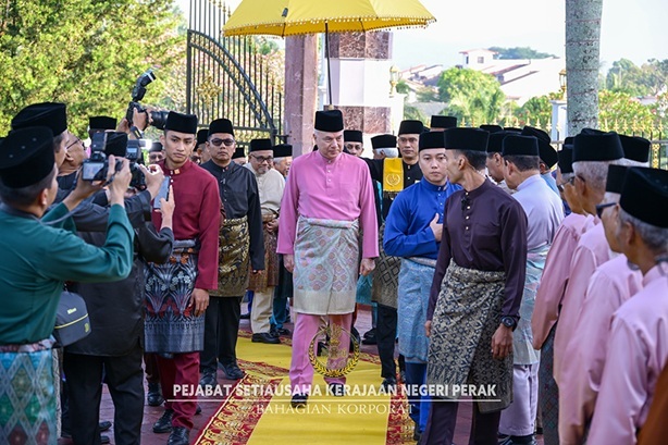 HRH Sultan Of Perak Performs Aidilfitri Prayers : 21 March 2026