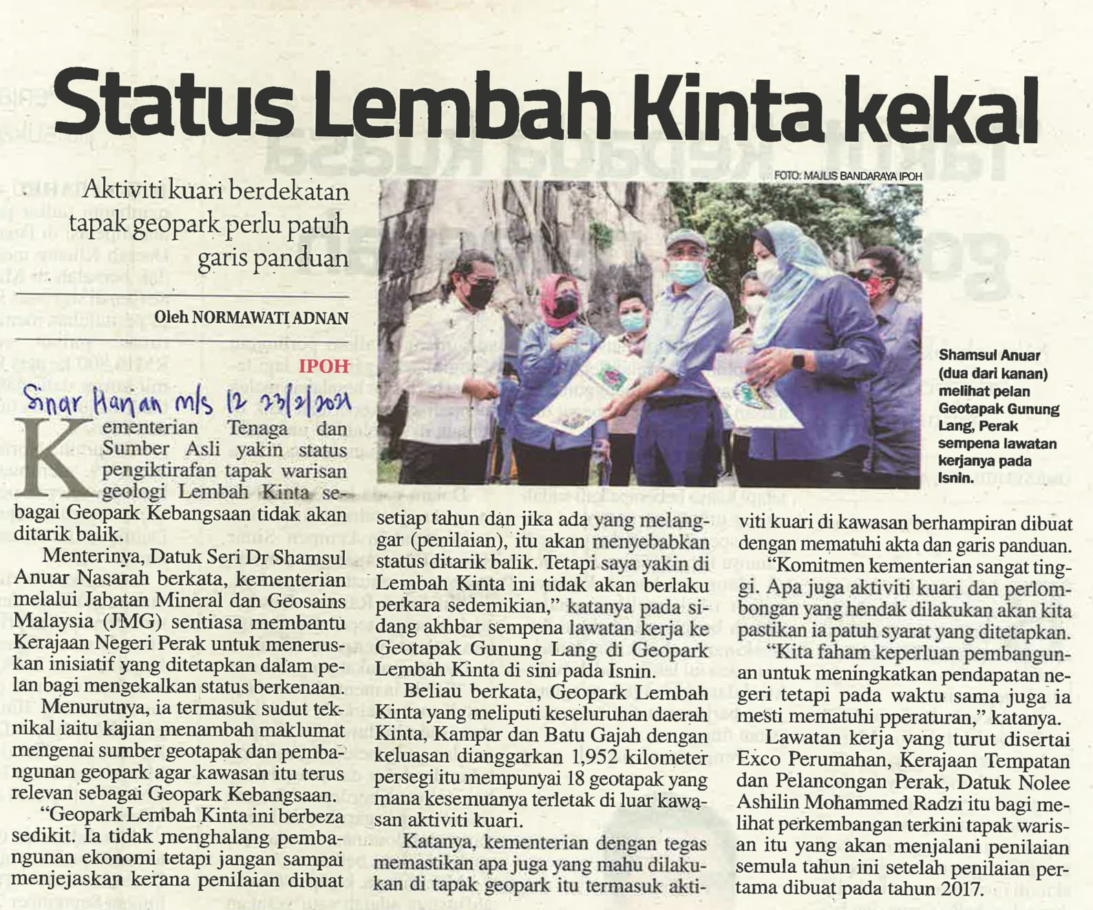 Status Lembah Kinta Kekal